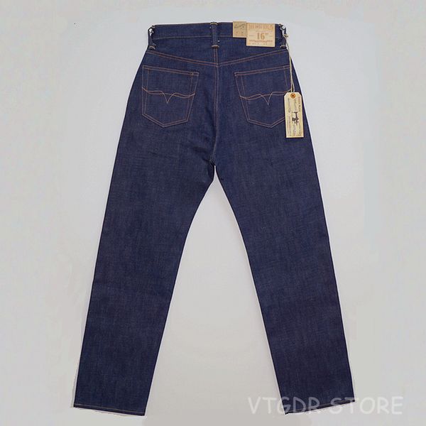 Мужские джинсы Dong 16 унций Bob Регулярно подходит для джинсовой одежды. Жесткие брюки 230731