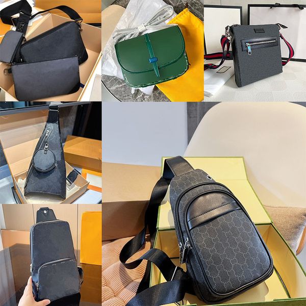 Designer Cross body Uomo Donna Sling Work Chest Belt Bag Messenger Luxury Fashion Borse a tracolla in pelle