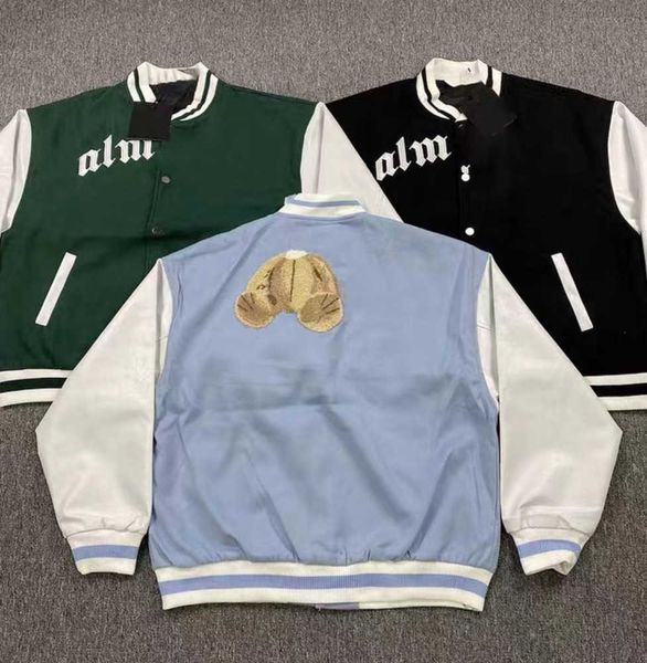 nueva moda Abrigo de béisbol Uniforme Chaqueta de moda Un solo pecho Parejas cálidas Mujeres Hombres Varsity Abrigos Diseñador de hombres Ropa de ángel