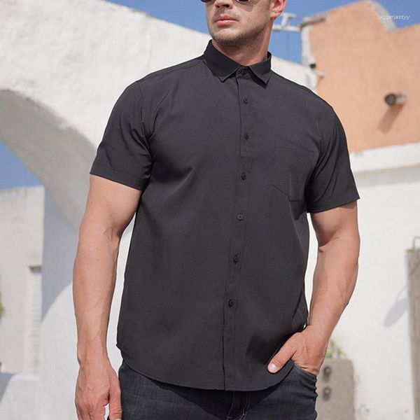 Camisas casuais masculinas 170 kg verão plus size camisa masculina grande 8XL 9XL 10XL 12XL 13XL Office Business