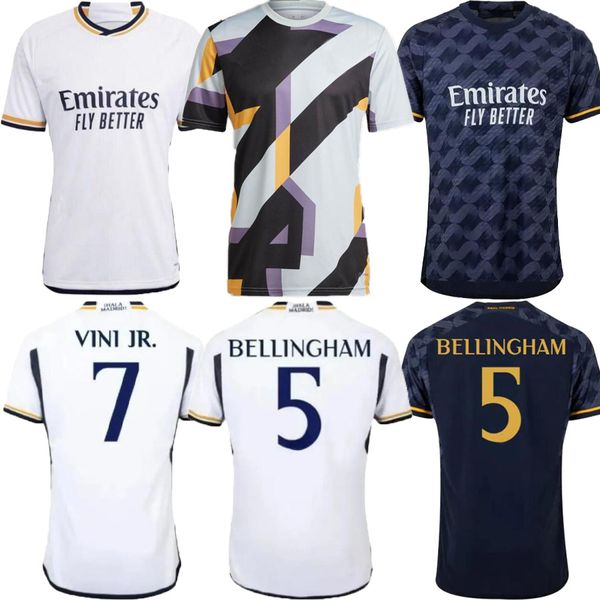 23 24 Benzema rodrgo Bellingham Joselu Soccer Jerseys 2023 2024 Vini Jr Футбольная рубашка Rela Madrids Camiseta de Futbol Men Child