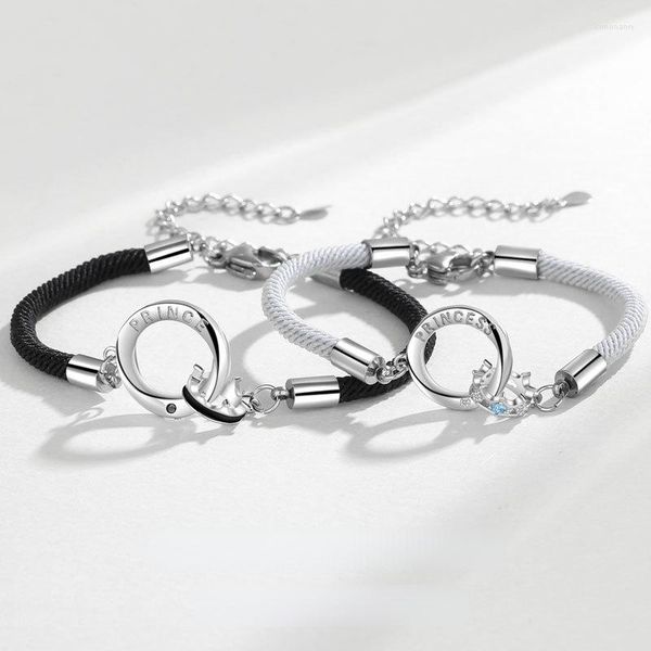 Bangle ROPUHOV 2023 Crown Mobius Double Ring Coppia Bracciale per uomo e donna One Pair Design Friend Set di braccialetti