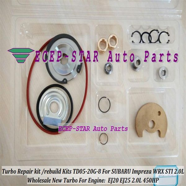 Turbo-Reparatursatz-Umbausatz-Kits von TD05-20G TD05 20G 8 TD05-20G-8 Turbolader für SUBARU Impreza WRX STI EJ20 EJ25 2 0L MAX HP 2797