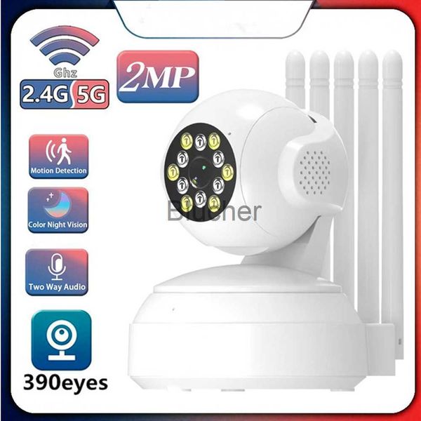 Outros 2MP Câmera IP PTZ WiFi Interior Pet Baby Monitor Rastreamento Automático CCTV Câmera de Segurança Doméstica Áudio IR Noite Vídeo Câmera de Vigilância x0731