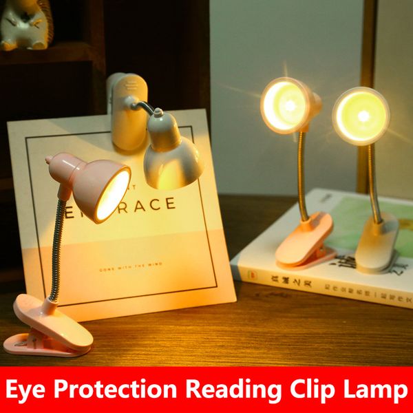 Nuova lampada da scrivania portatile regolabile Home Office Piccola libreria Night LightLampada da scrivania LED alimentata a batteria Lampada da scaffale per libri all'ingrosso