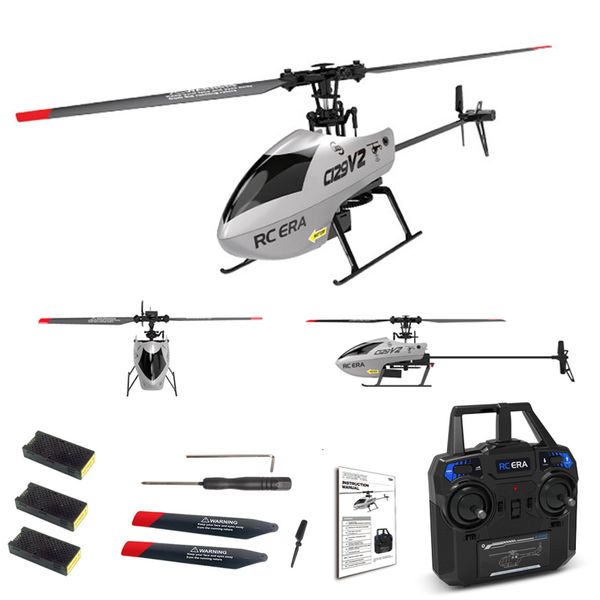 Intelligent Uav Military Series C129 V2 RC Helicopter 6 CH Four way Fixed Height Single Model UAV Outdoor Aircraft Toys for Boys Gifts 2023 230801