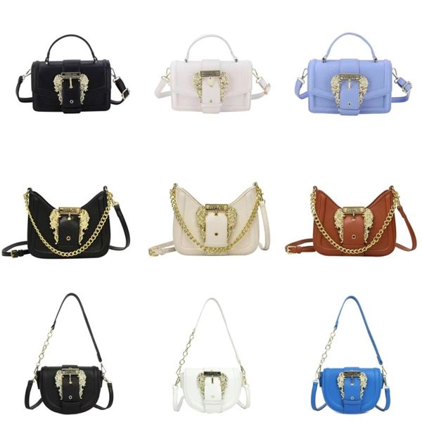 10a yüksek kaliteli kot couture çantaları kadın bir omuz crossbody çanta tasarımcısı çanta omuz torbası metal işaret deri çanta satchel zincir çantalar tote cüzdan