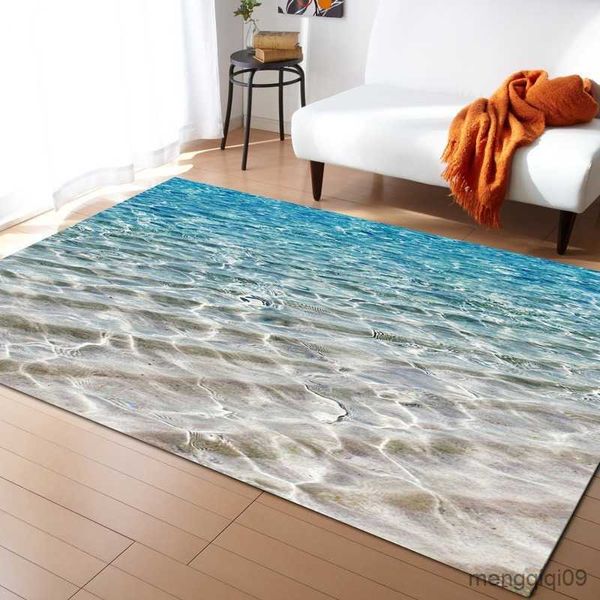 Tappeti The Sea By The Sea Tappeto per esterni Musica Design Tappeto Decorazioni per la camera da letto Tappetino da preghiera Tappeto per corridoio Nella camera da letto Tappeto per camera dei bambini R230801