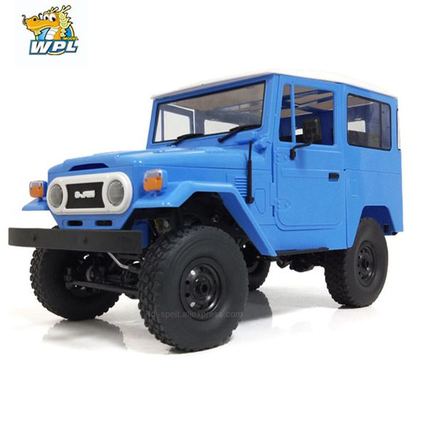 Электрический RC CAR WPL RC C34 RTR 1 16 FJ40 4WD Восхождение с дорожного грузовика Дистанционное управление Die Accessories Toy For Kids Gift 230731