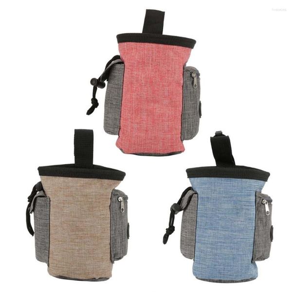 Hundetrage-Trainingsausrüstung, 15 x 18 cm, Polyester-Haustier-Leckerli-Tasche, Beutel zum Laufen, Reisen, Spazierengehen