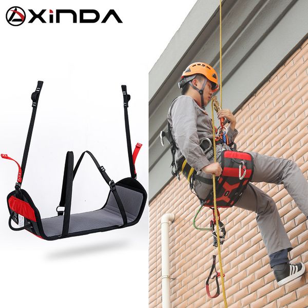 Corde da arrampicata Xinda Lavoro aereo Cintura di sicurezza Imbracatura Piastra appesa Parete esterna Aria condizionata Installazione Anticaduta 230801