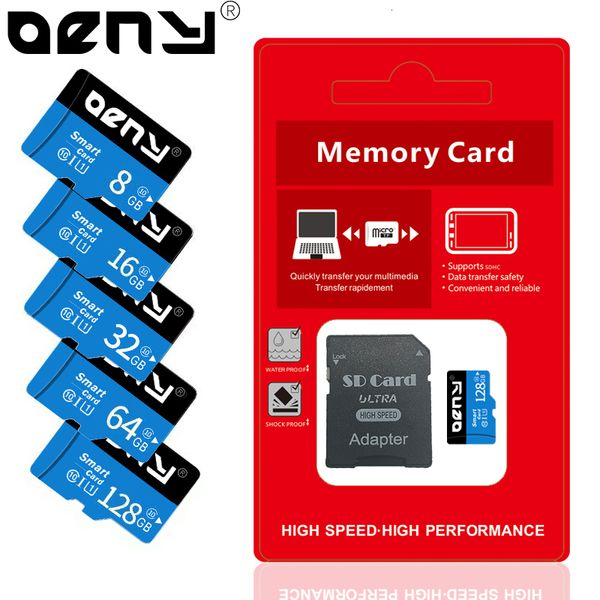 Карты памяти жесткие драйверы Micro Memory SD TF Card 128GB 64GB 32GB 16 ГБ 8 ГБ карты памяти Флэша класс 10 SD -карта 512GB 256GB 128GB 64GB TF Flash MemoryCard 230731