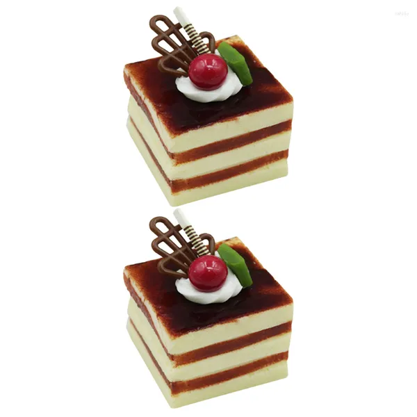 Party Dekoration Gefälschte Dessert Kuchen Künstliche Kuchen Prop Faux Dekor Ornament Simulation Modell