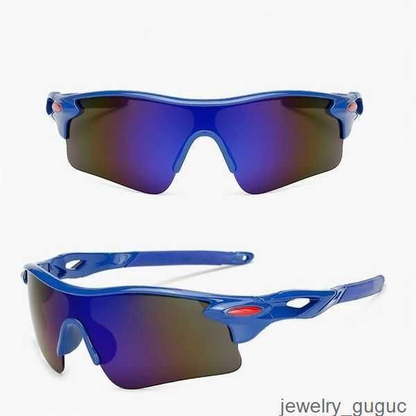 Luxus-Designer-Sonnenbrille Oakleies Herren- und Damen-Sport-Eichenbrille Outdoor Polarisierend Radfahren MTB Winddicht Uv400 Elektrofahrrad Reiten Augenschutz Weiß Nzyh