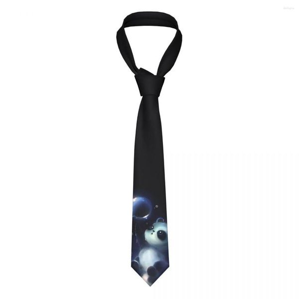 Галстуки для бабочек панда мужчины женские галстуки модный полиэстер шириной 8 см галстук для костюмов аксессуаров