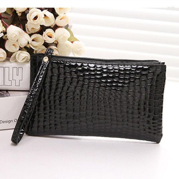 Borse portaoggetti Fashion Ladies Make Up Pouch Toilette Organizer Case Women Cosmetic Bag Travel Neceser Makeup Clutch Wallet