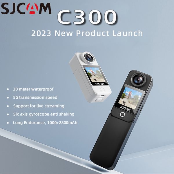 Sport-Action-Videokameras SJCAM-Kamera C300 Motorrad-Recorder 360-Grad-Panoramaaufnahmen 4K HD Anti-Shake DV-Aufnahmen Anti-Shake 230731