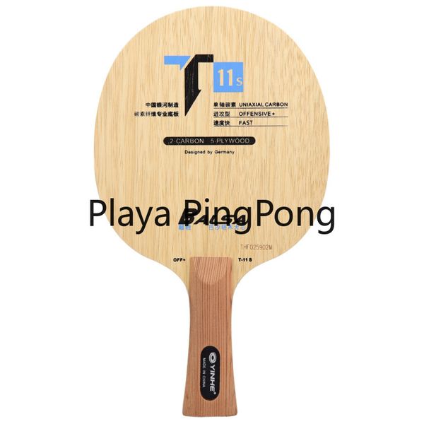 Racchette da ping pong Yinhe T11 T11S Fast Break Loop Carbon Limba Balsa OFF Blade per racchetta 230731