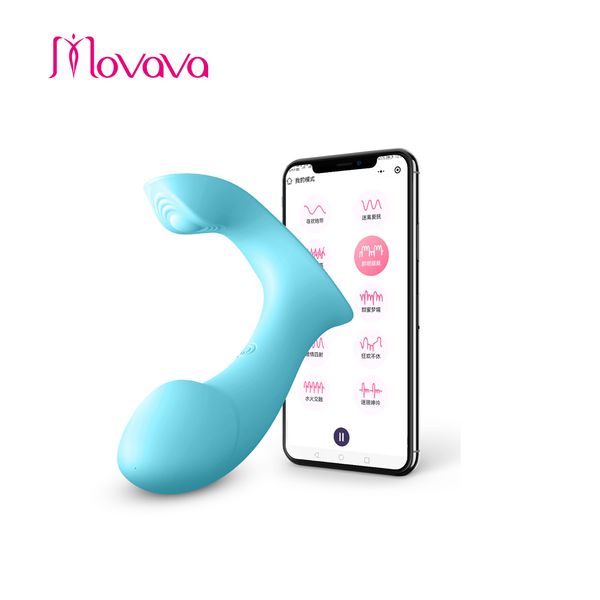 Vibratori MOVAVA Macchina del sesso a distanza femminile Telescopico Dildo Vibratore Massaggiatore automatico Punto G Giocattolo vaginale retrattile per le donne 230801