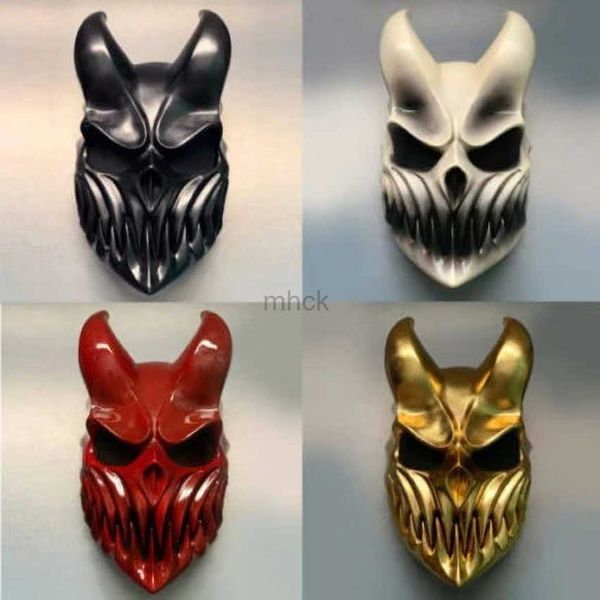 Parti Maskeleri Cosplay Led Maske Karanlığın Oğlu Rus Ölüm Çekirdek Maskesi Cadılar Bayramı Prop Dış Mekan Maskesi HKD230801