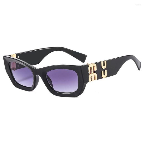 Sonnenbrille Mode Einzigartige Marke Designer Cat Eye Frauen Vintage Candy Farbe Brillen Männer Quadratische Shades Sonnenbrille UV400