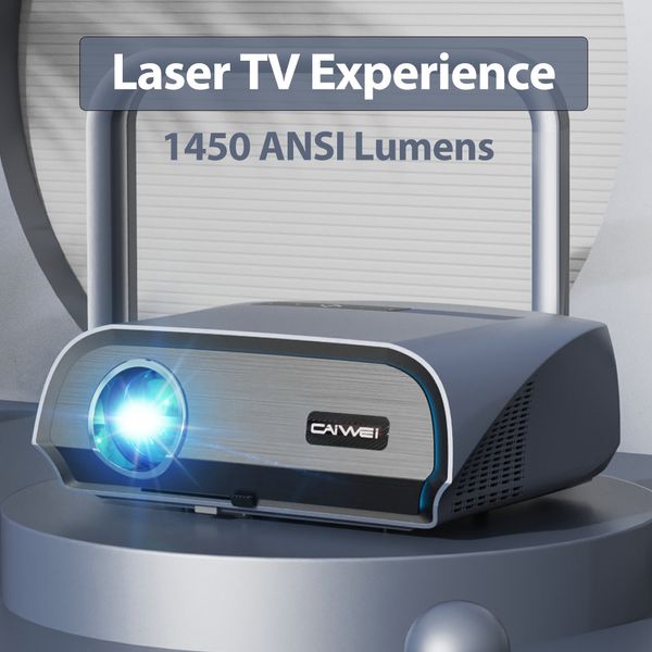 Другая электроника Caiwei A12 4K 15000 Lumens Full HD Project с Laser Experience Home Theatre Cinema Outdoor Movie для смартфона 230731