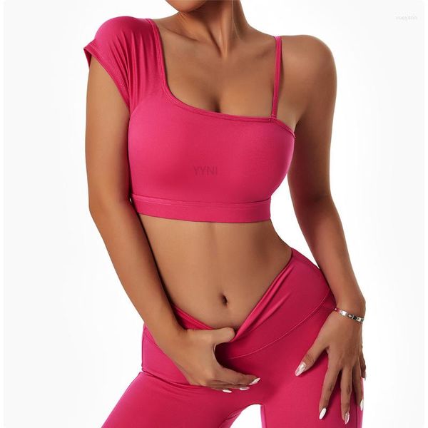 Aktive Sets Sommer Yoga Set Damen Nahtlose Hip Lift Hosen Bequeme und atmungsaktive Sport-BH Rücken Fitness Outdoor Laufoberteil