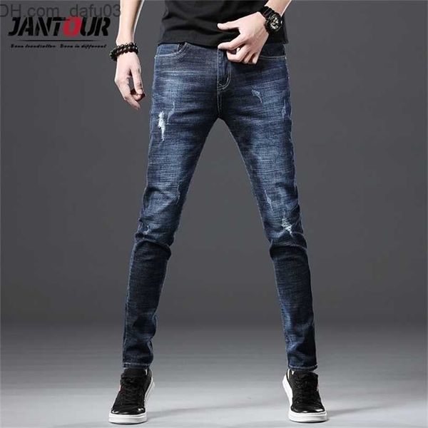 Jeans da uomo Autunno Inverno Cotone Jeans Uomo Alta qualità Famoso marchio Pantaloni in denim morbidi pantaloni da uomo moda uomo uomo jean maschio 201128 Z230801