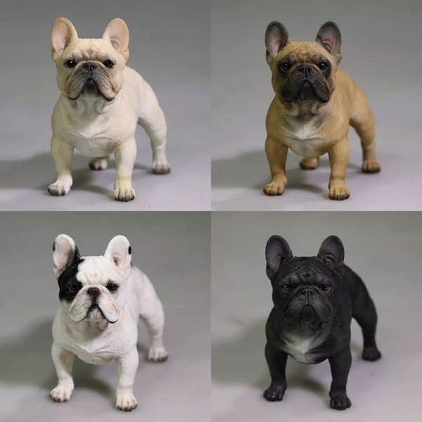 Action Toy Figure Mr Z 1/6 Scale Realistico in piedi Bulldog francese Resina Animale Cane Animale domestico Carve Modello per 12 pollici Accessori Giocattoli 230731