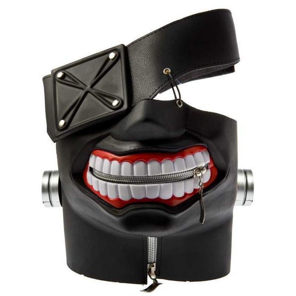 Maschere per feste Anime Tokyo Ghoul Kaneki Ken Costumi Cosplay Maschera Spaventoso Halloween Party Maschere in maschera Carnevale Festival Decori Puntelli per palcoscenici HKD230801