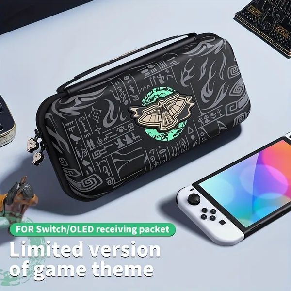 Сумка для хранения для Nintendo Switch Hard Shell NS большая мощность жесткая сумка для Switch Oled Game Console Accessories OLED может держать сумку для зарядного устройства с игровой картой подставки