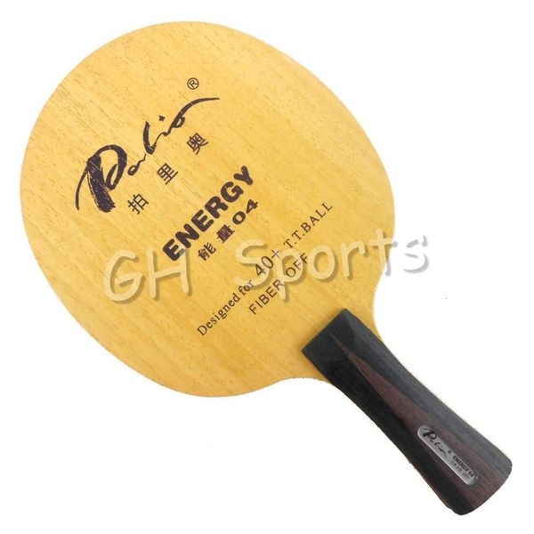 Racchette da ping pong Palio ENERGY04 ENERGY 04 5Wood2Fiber Blade per racchetta da ping pong 230731