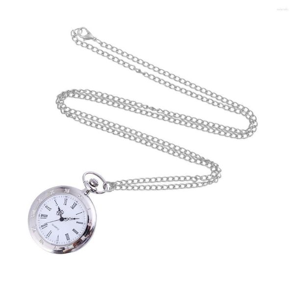 Карманные часы роскошные мужские женские Quartz Watch Fashion Fashion Casual Clock Минималистский механический циферблат Reloj Hombre