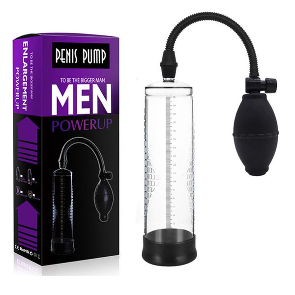 Игрушки для насосов мужской пенис вакуум вакуум Men Manual Extender Enhancer Masturbator Penis Tool инструмент