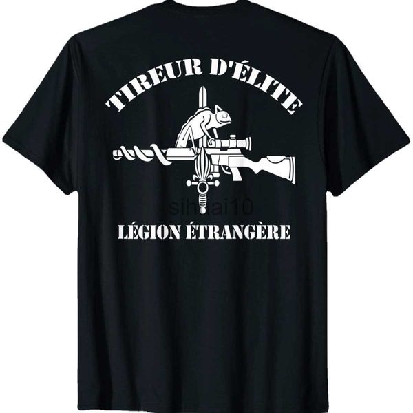 T-shirt da uomo Maglietta da cecchino delle forze speciali della legione straniera francese. Maglietta da uomo O-Collo manica corta in cotone estivo New S-3XL J230731
