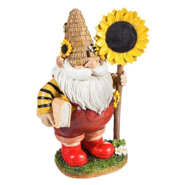 Objetos decorativos Figuras Estátuas de jardim Gnome estátua de resina de resina figura Presentes de decoração mundial de abelhão