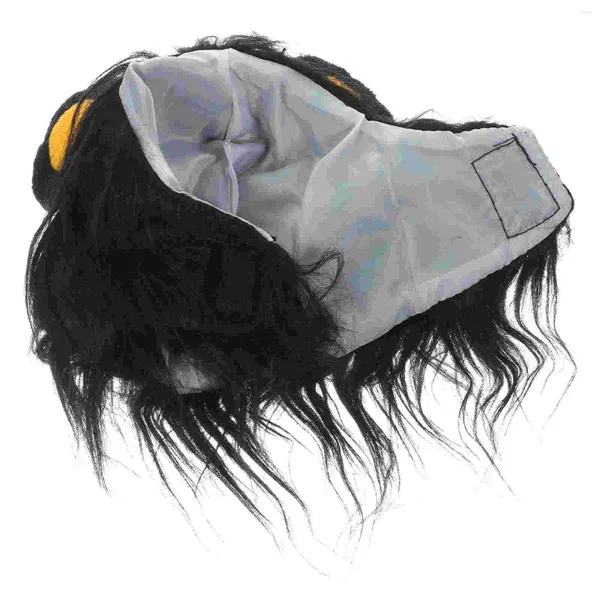 Katzenkostüme Schwarzer Hut Karneval Haustier Schöne Kopfbedeckung Hund Cosplay Tuch Verschleißfestes Kostüm Welpenzubehör