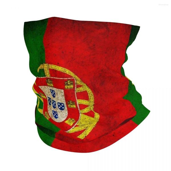Cachecóis Bandeira de Portugal Bandana Pescoço Gaiter Estampado Cachecol Mágico Multifuncional Máscara Facial Ciclismo Unissex Adulto Inverno