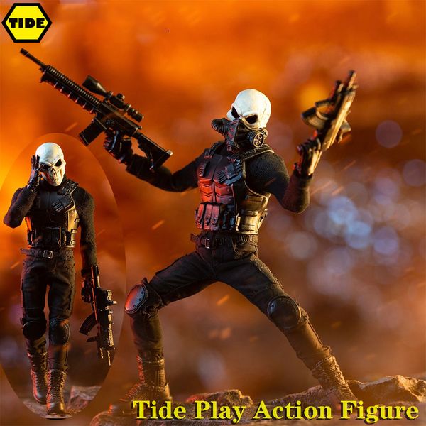 Action Toy Figure DLZ TOYS Nwtoys 1 12 Special Forces Series US Task Soldier Skull Sergeant Set completo Modello 6 '' Figure Doll per fan 230731