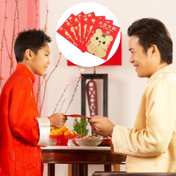 Geschenkpapier, 60-teiliges Set, Festival-Geldpakete, Partybedarf, Hochzeit, Geldbörse, glückliches chinesisches Jahr, Papiergeld, rote Taschen, Bling