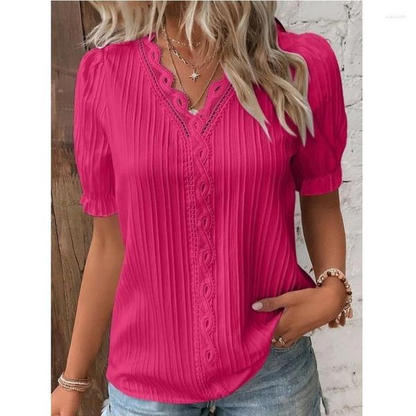 T-shirt da uomo T-shirt da donna Holiday Fashion Hollow-out Camicia a maniche corte Abbigliamento Offerte Crop Top