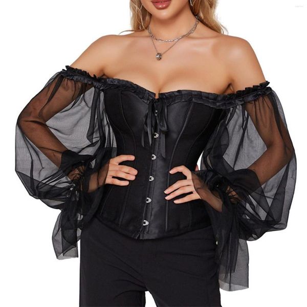 Intimo modellante da donna Modellante da donna Elegante sexy in pizzo da sposa Bustier Vita Cincher Fascia intima casual