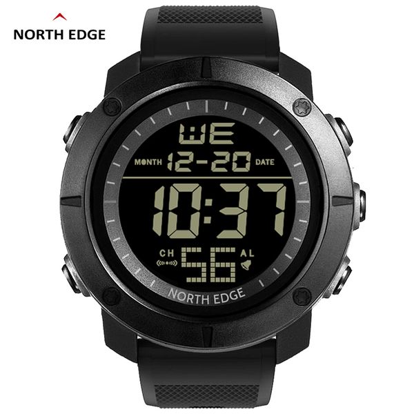 Наручительные часы North Edge Mens Digital Watches Army Army World Time Sport Sportwatch для мужского водонепроницаемых 50 мл. Relogios 230802