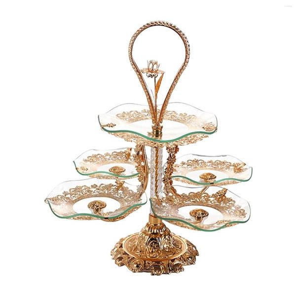 Piatti Multi-Tier Servire Alzata Albero Squisito Vassoio Di Stoviglie Per Caramelle Per La Cucina