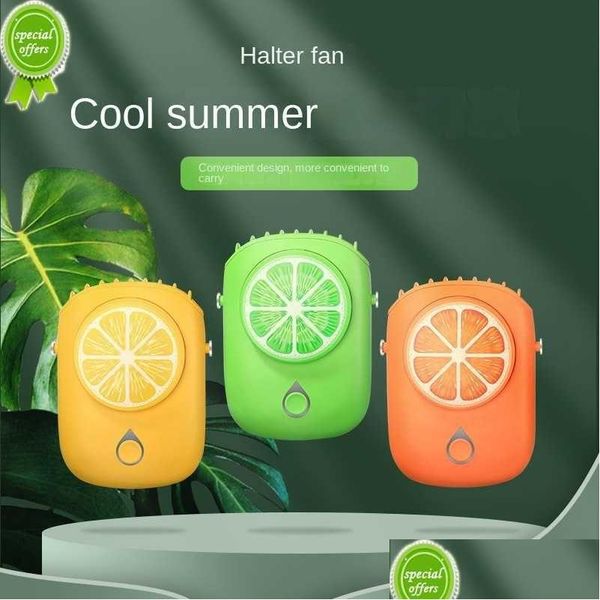 Andere Home Garden Cool Neck Fan Handheld Kleiner tragbarer Mini-USB-wiederaufladbarer Student Outdoor Leafless Electric Großhandel Drop Deli Dhay4