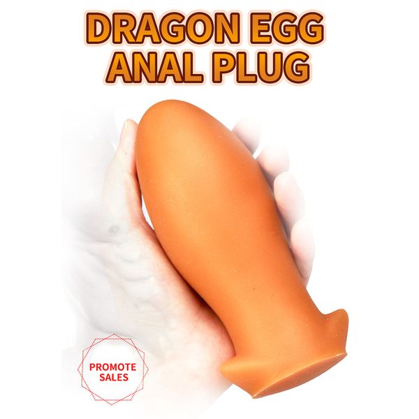 Anal oyuncaklar büyük ejderha yumurtası lliquid silikon anal fiş giriş kuyruğu mastürbatörü yumuşak rahat anal ve vajinal yetişkinler seks ürünleri 230801