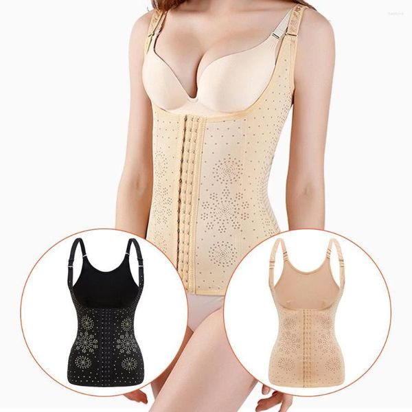 Intimo modellante da donna ForSlim Chaleco Ion EnergySlim Energy Vest Waist Trainer per le donne Grasso della pancia Perdita di peso Corsetto Body Shaper Shaping