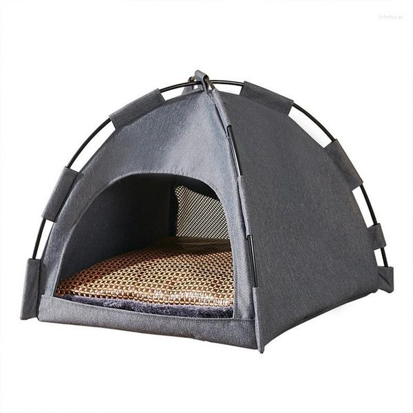 Caixa de transporte de cachorro para animais de estimação Tenda portátil Casas Cachorro Gato Cama 42 38CM Gaiola Cerca Casa Ao Ar Livre Para