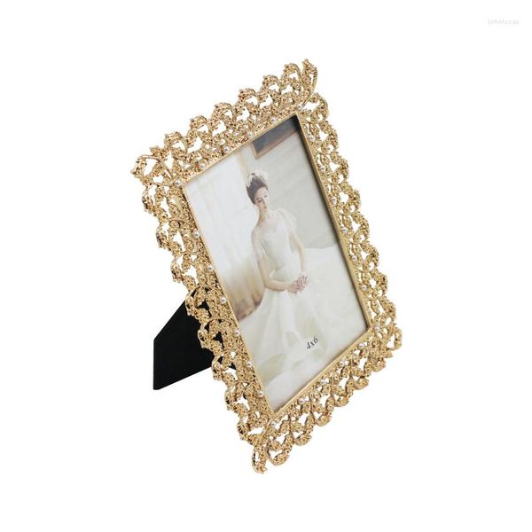 Cornici Metallo Vintage Design Unico Qualità Home Decor Po Frame