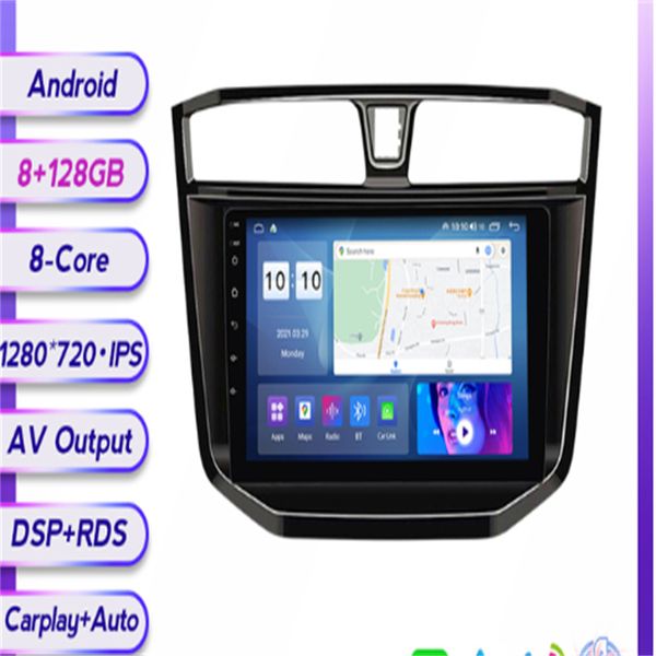 QLED 7862 8GB+128GB 1280*720 Android 11 Universal Auto Stereo GPS MAP para MAXUS T60 Carplay AUTO